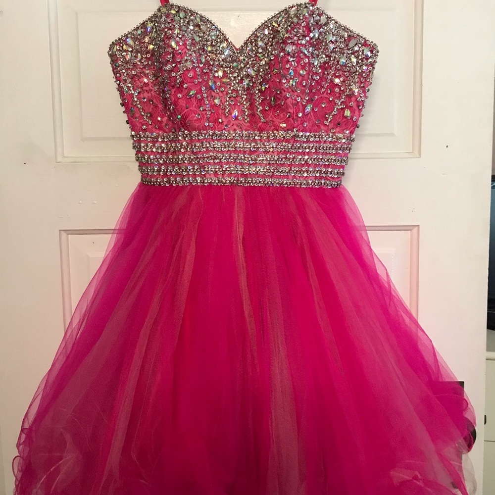 HOT PINK PARTY DRESS